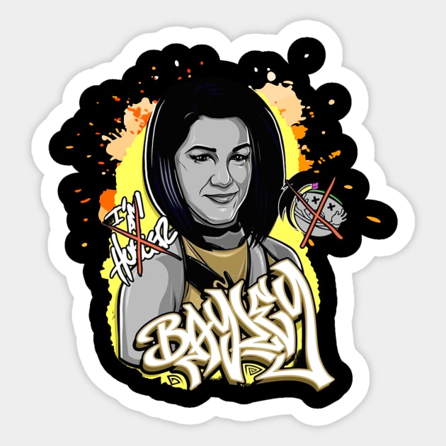 Bayley Cartoon Sticker by Stars A Born